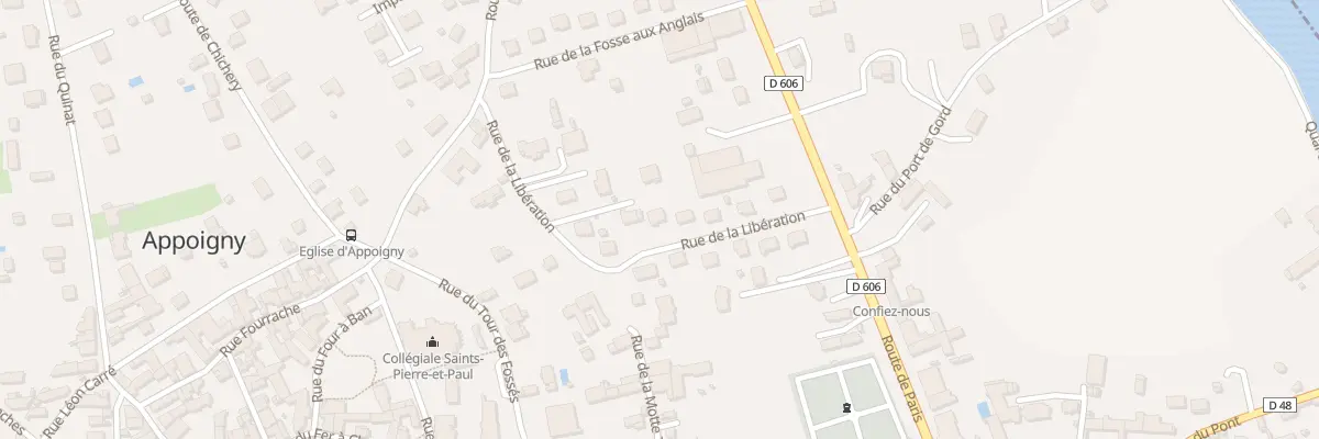 Plan du 10 Rue de la Libération à Appoigny