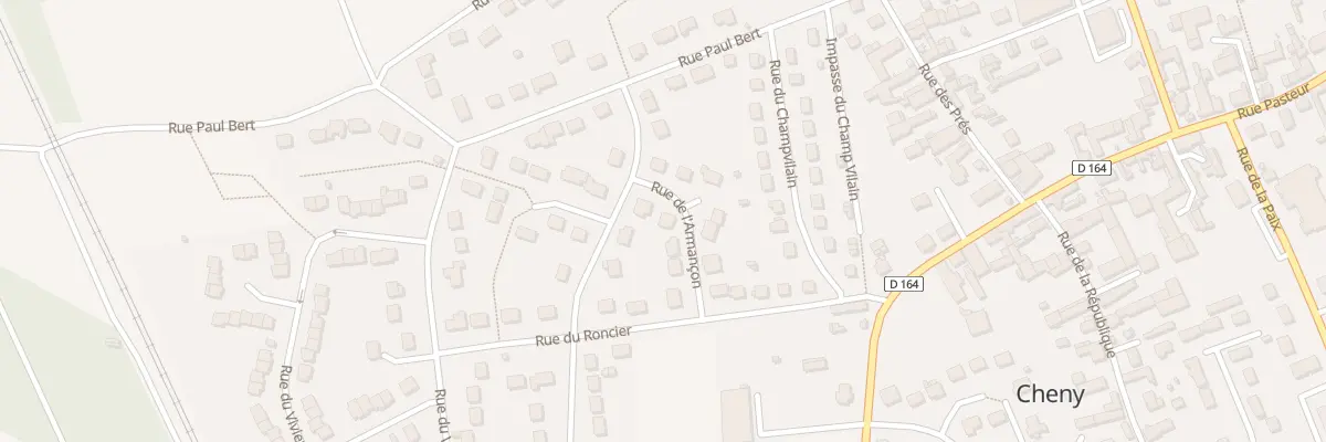 Plan du 4 Rue de l’Armançon à Cheny