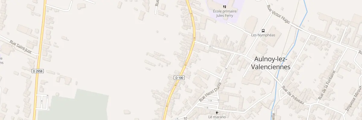 Plan du 14A Rue René Mirland à Aulnoy-lez-Valenciennes