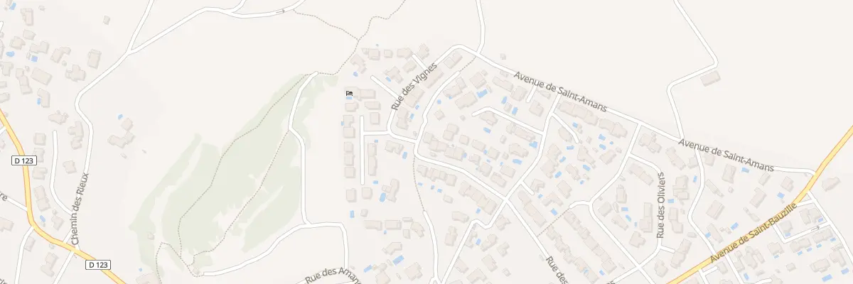 Plan du 22 Rue des Vignes au Pouget