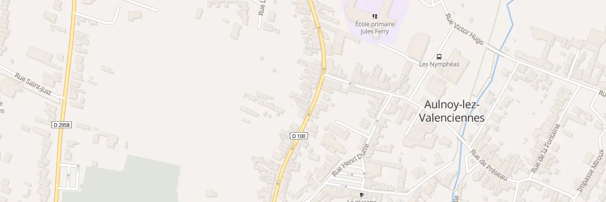 Plan du 12A Rue René Mirland à Aulnoy-lez-Valenciennes