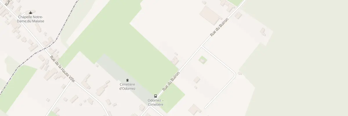 Plan du 8 Rue du Buiron à Odomez