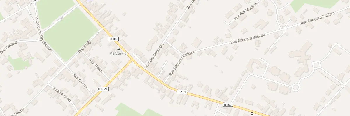 Plan du 7 Rue Edouard Vaillant à Hergnies