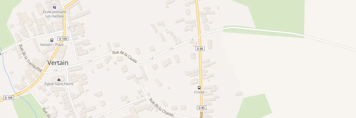 Plan du 360 Rue de la Cavee à Boussières-en-Cambrésis