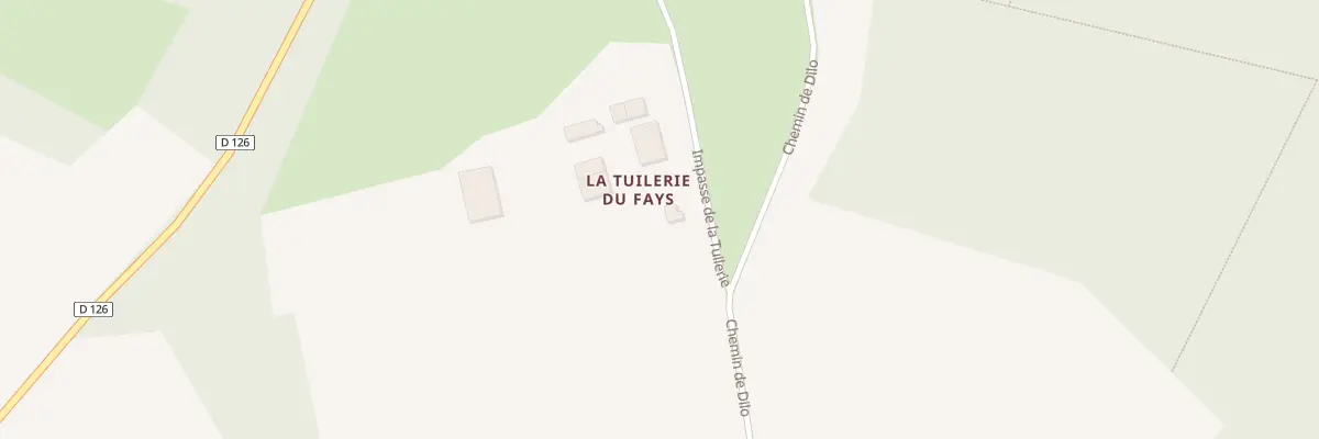 Plan du 1 Imp de la Tuilerie à Cerisiers
