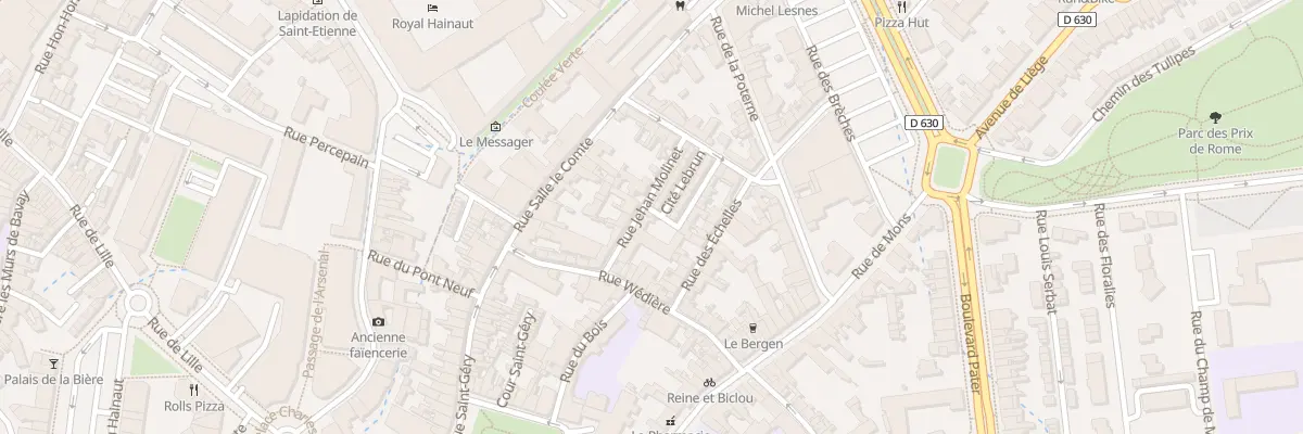 Plan du 4 Rue Jehan Molinet à Valenciennes
