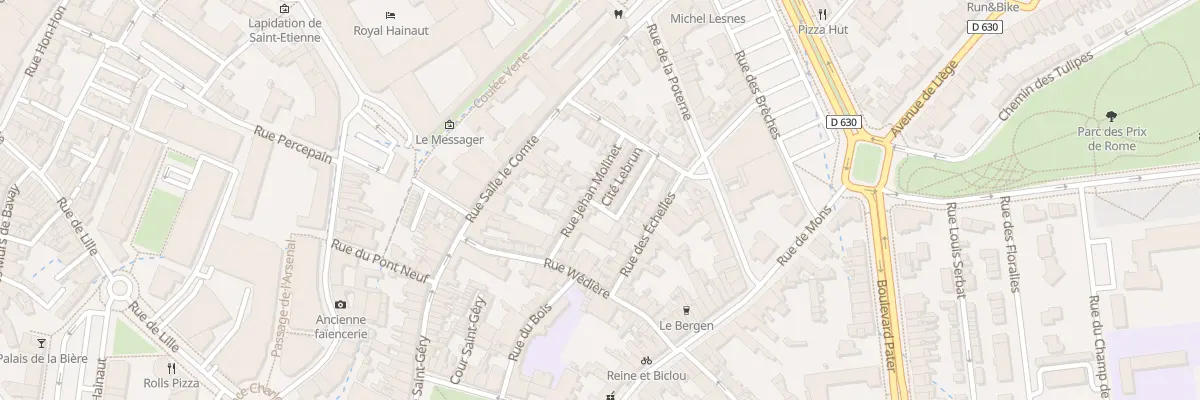 Plan du 13 Rue Dadier Cte Lebrun à Valenciennes