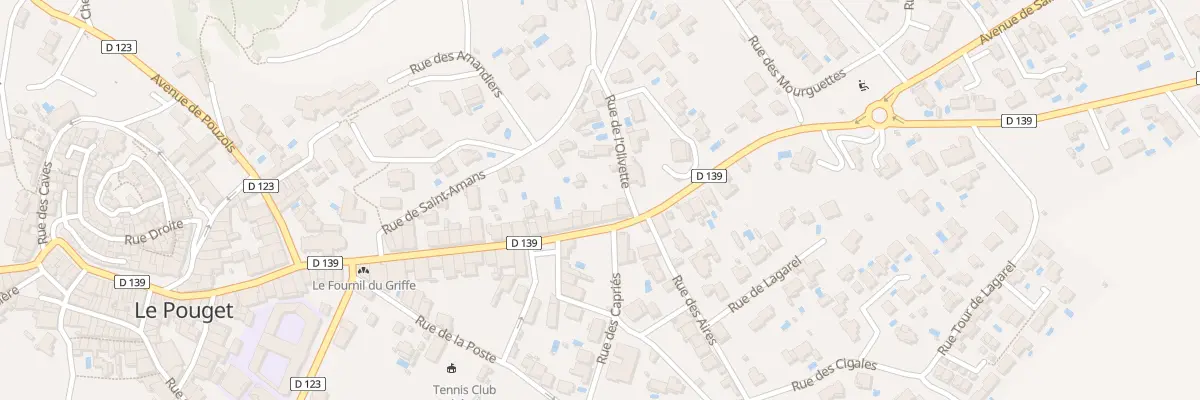 Plan du 27 Rue de la Terrasse au Pouget