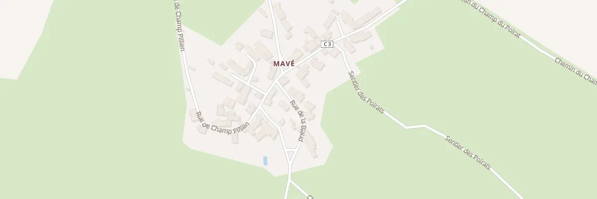 Plan du 52 Mave à Moraches