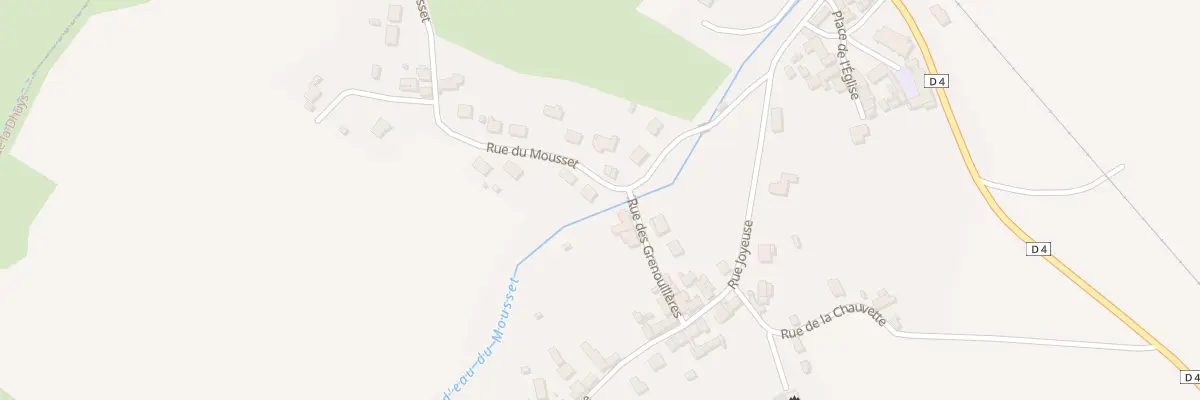 Plan du 4 Rue du Mousset à Saint-Eugène