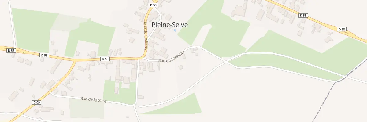 Plan du 7 Rue de Lanneau à Pleine-Selve