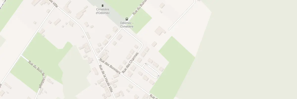 Plan du 100 Rue des Charmes à Odomez