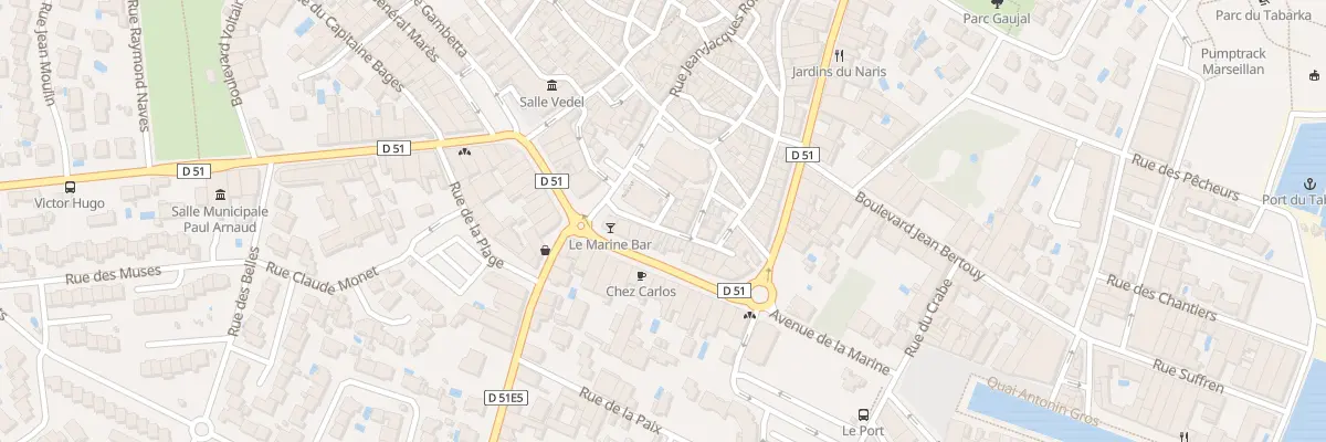 Plan du 3 Rue de l’Abbe Gregoire à Marseillan