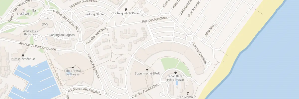Plan du 6 Rue des Nereides à Agde