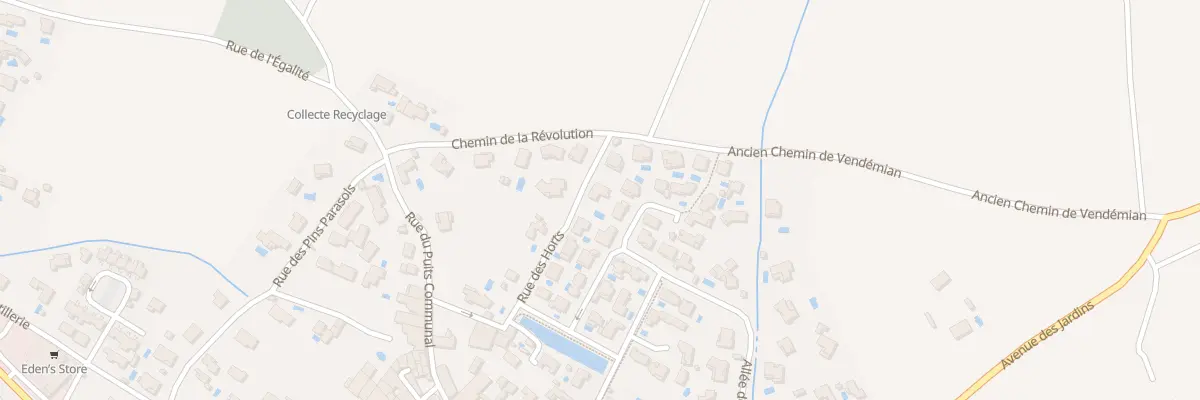 Plan du 14 Rue des Horts à Plaissan
