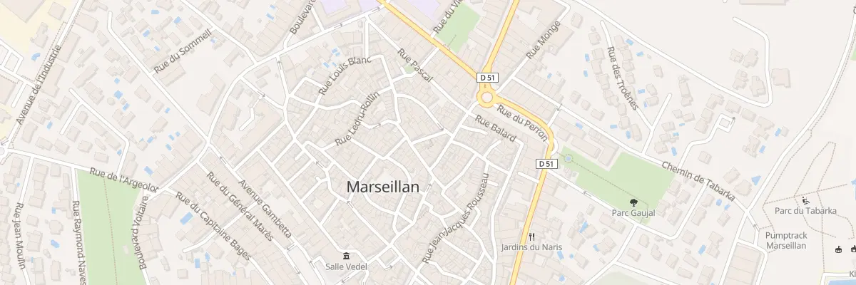 Plan du 6 Rue Bernard Palissy à Marseillan