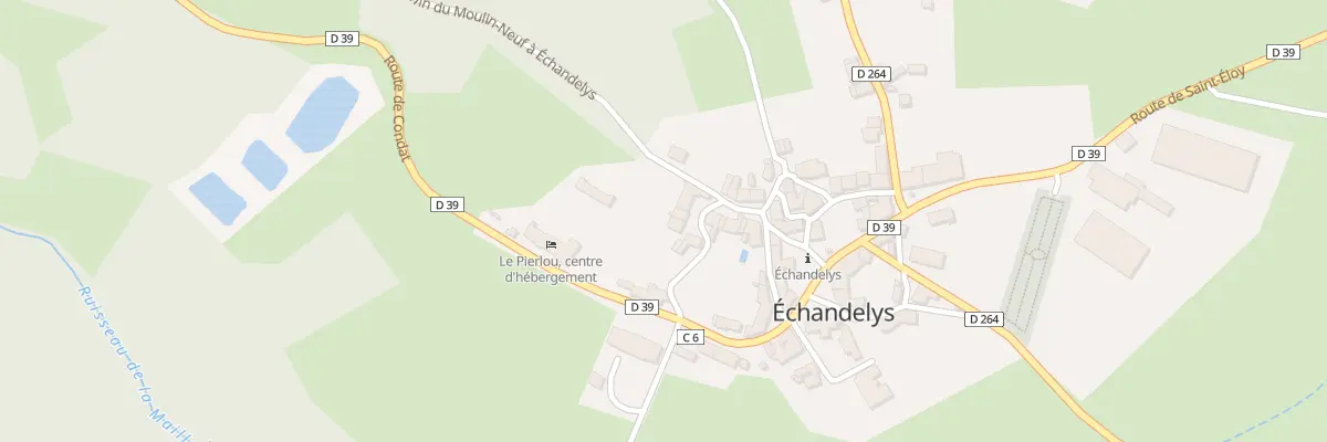 Plan du 5036 Le Bourg à Échandelys