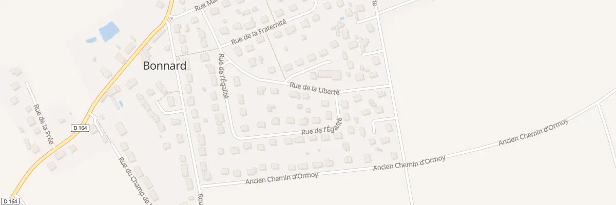 Plan du 16 Rue de la Liberté à Bonnard
