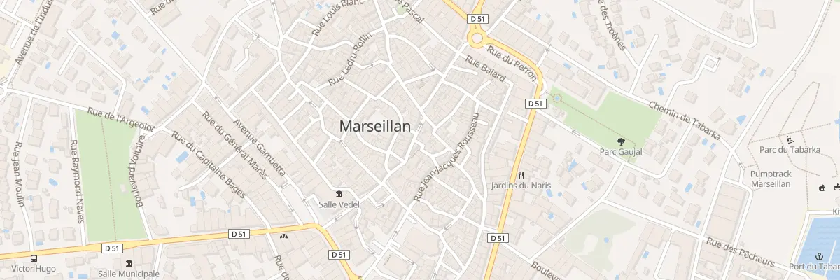 Plan du 14 Rue de la Coquille à Marseillan