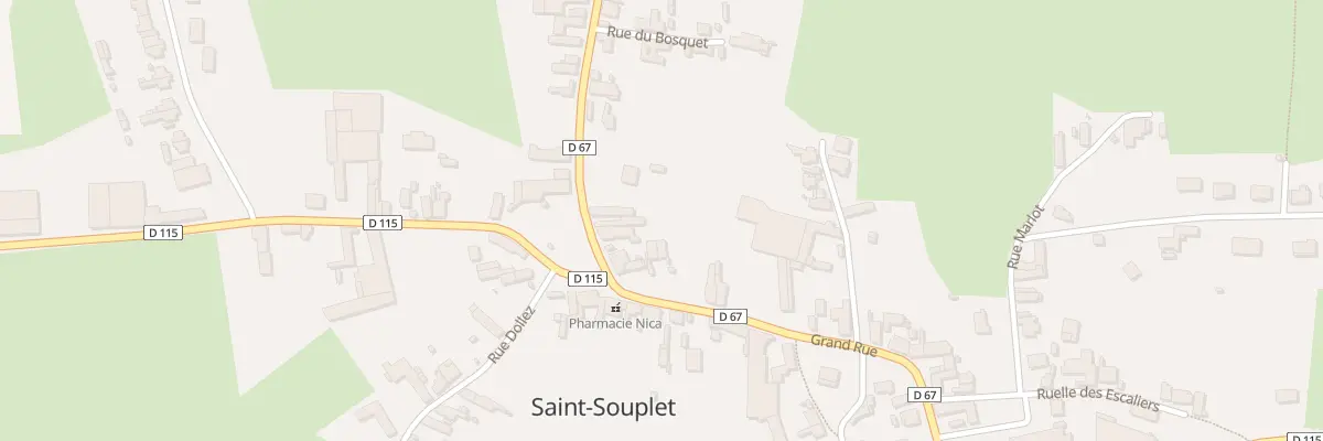 Plan du 6 Rue du Cateau à Saint-Souplet