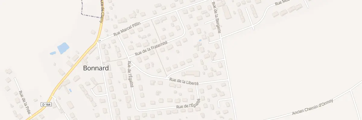 Plan du 5 Rue du 19 Mars 1962 à Bonnard