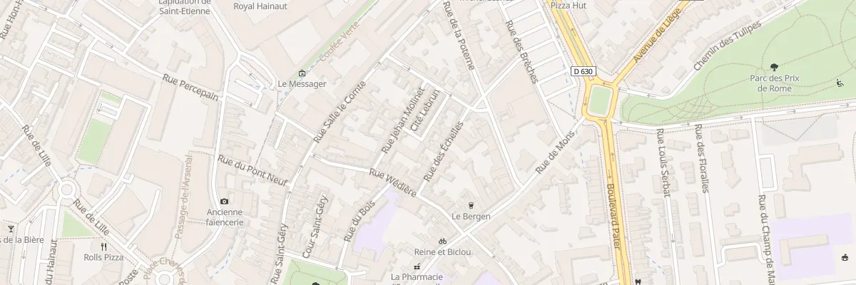 Plan du 11 Rue Dadier Cte Lebrun à Valenciennes