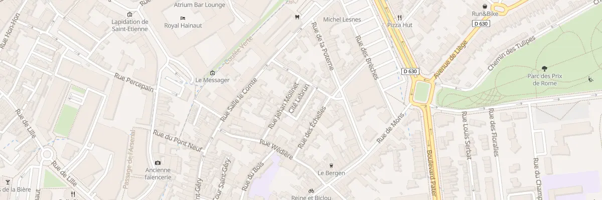 Plan du 26 Rue Dadier Cte Lebrun à Valenciennes