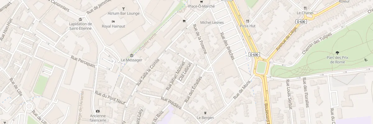 Plan du 24 Rue Jehan Molinet à Valenciennes