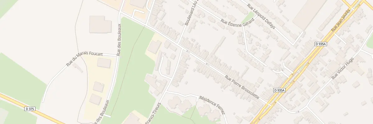 Plan du 129 Rue des Francs Tireurs à Bruay-sur-l’Escaut
