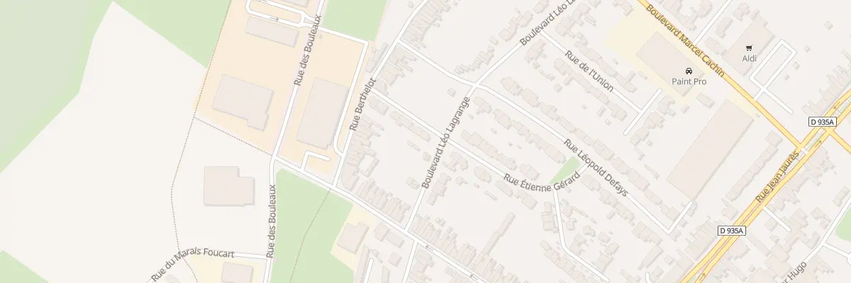 Plan du 19 Rue Etienne Gérard à Bruay-sur-l’Escaut