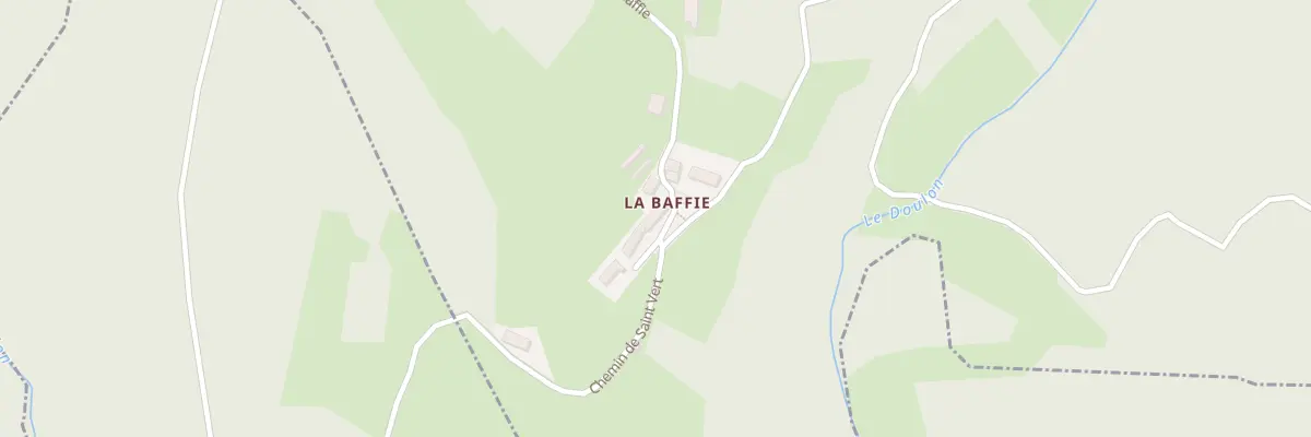 Plan du 5114 La Baffie à Fayet-Ronaye