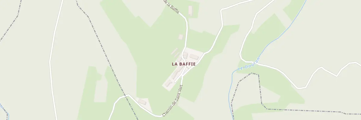 Plan du 5115 La Baffie à Fayet-Ronaye