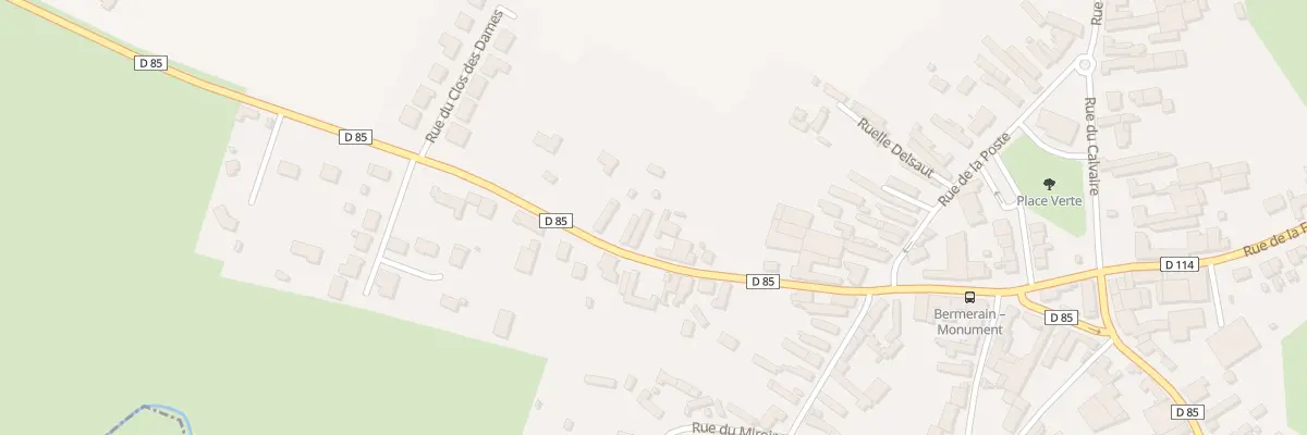 Plan du 258 Rue du Général de Gaulle à Bermerain