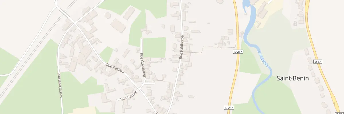 Plan du 15 Rue Faidherbe à Saint-Benin