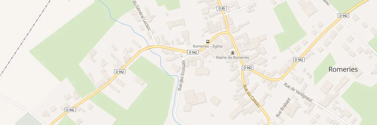 Plan du 1 Rue des Ecossais à Romeries
