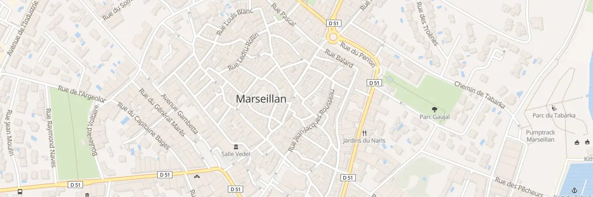 Plan du 2 Rue de la Marmite à Marseillan