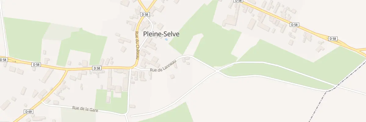 Plan du 9 Rue de Lanneau à Pleine-Selve
