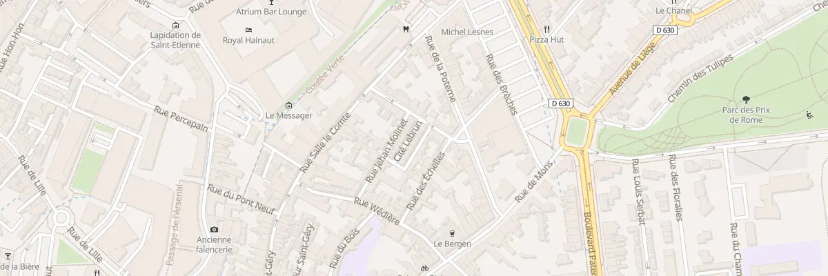 Plan du 28 Rue Dadier Cte Lebrun à Valenciennes