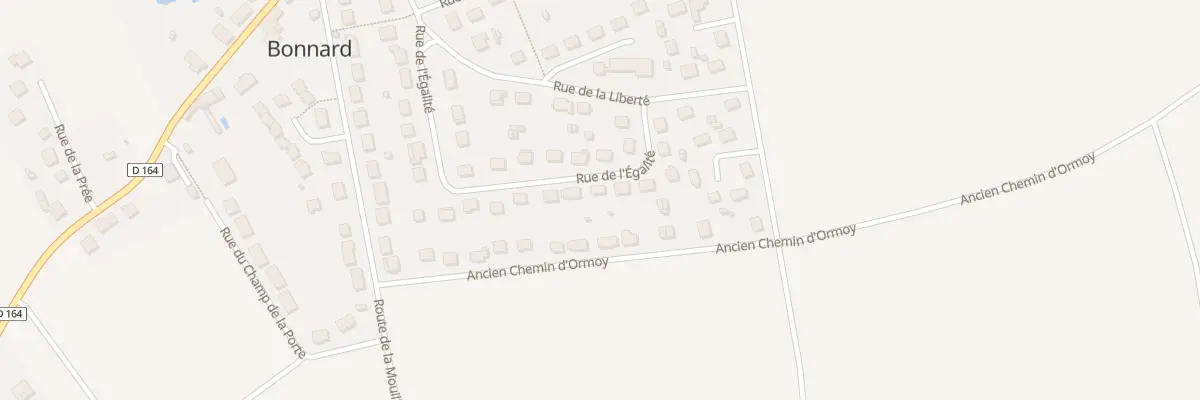 Plan du 28 Rue de l’Egalité à Bonnard