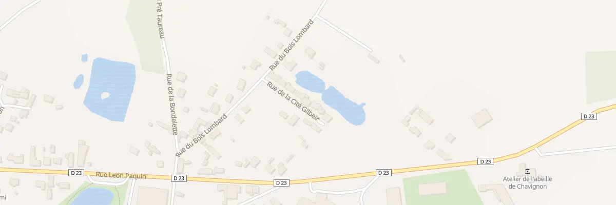 Plan du 9 Rue de la Cité Gilbert à Chavignon