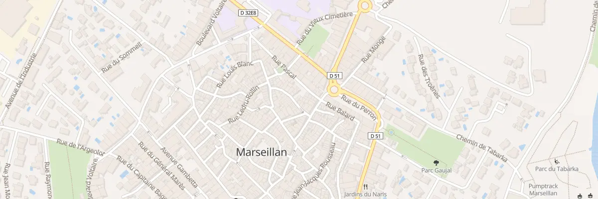 Plan du 12 Rue du Quatre Septembre à Marseillan