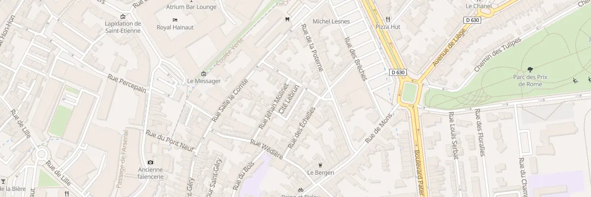 Plan du 6 Rue Dadier Cte Lebrun à Valenciennes
