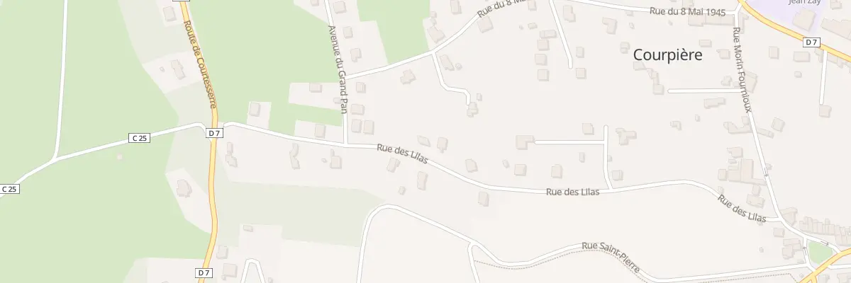 Plan du 26 Rue des Lilas à Courpière