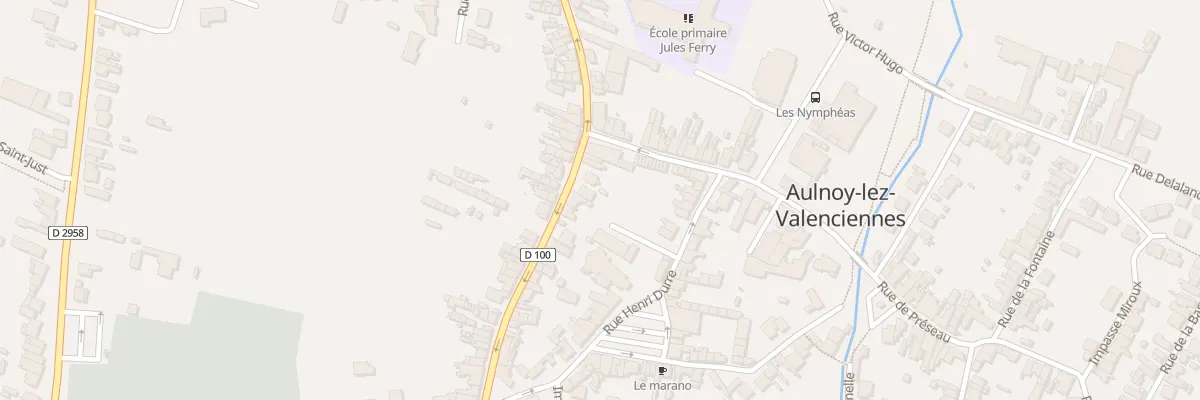 Plan du 1B Rue René Mirland à Aulnoy-lez-Valenciennes