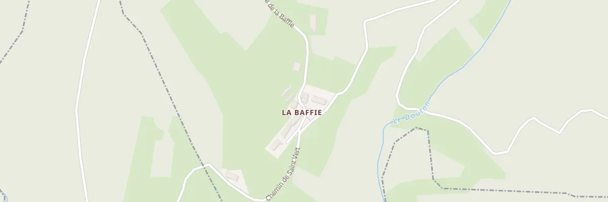 Plan du 5213 La Baffie à Fayet-Ronaye
