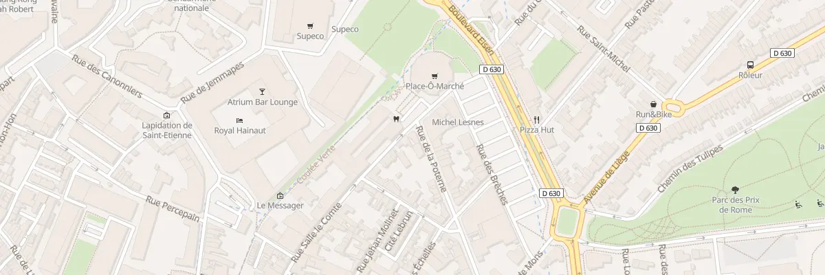 Plan du 2 Rue de la Poterne à Valenciennes