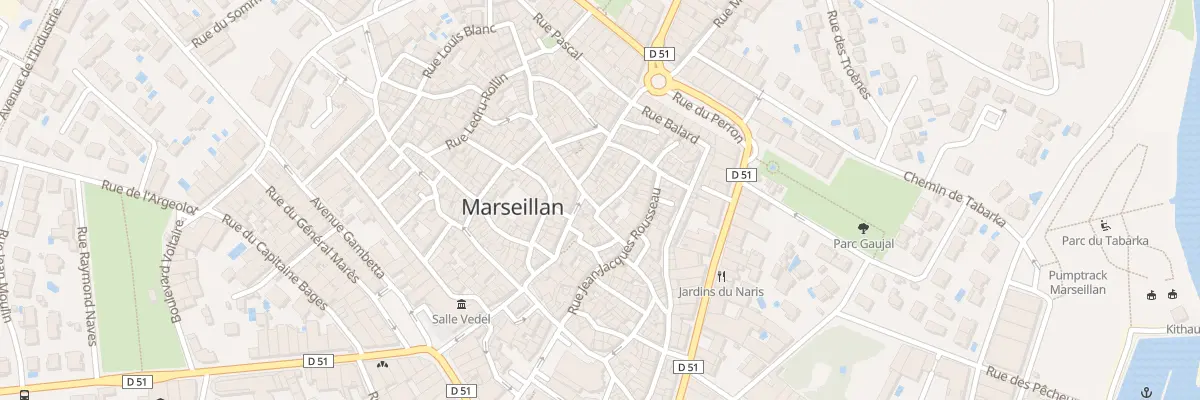 Plan du 3 Rue de la Marmite à Marseillan