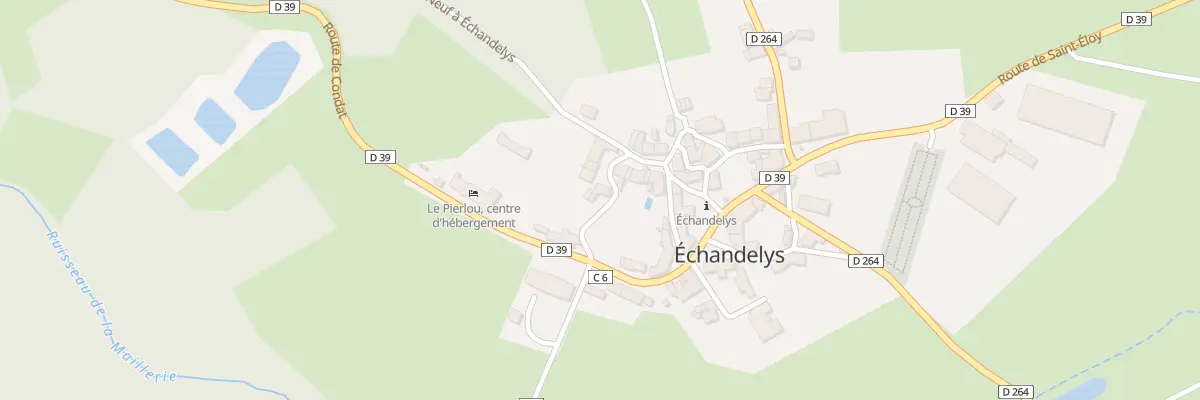 Plan du 5030 Le Bourg à Échandelys