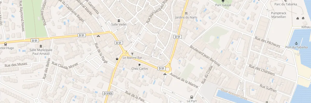 Plan du 5 Rue de l’Hirondelle à Marseillan