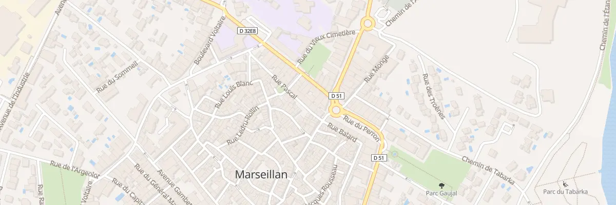 Plan du 6 Rue Pascal à Marseillan